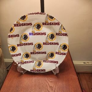 Homemade Redskins Plate